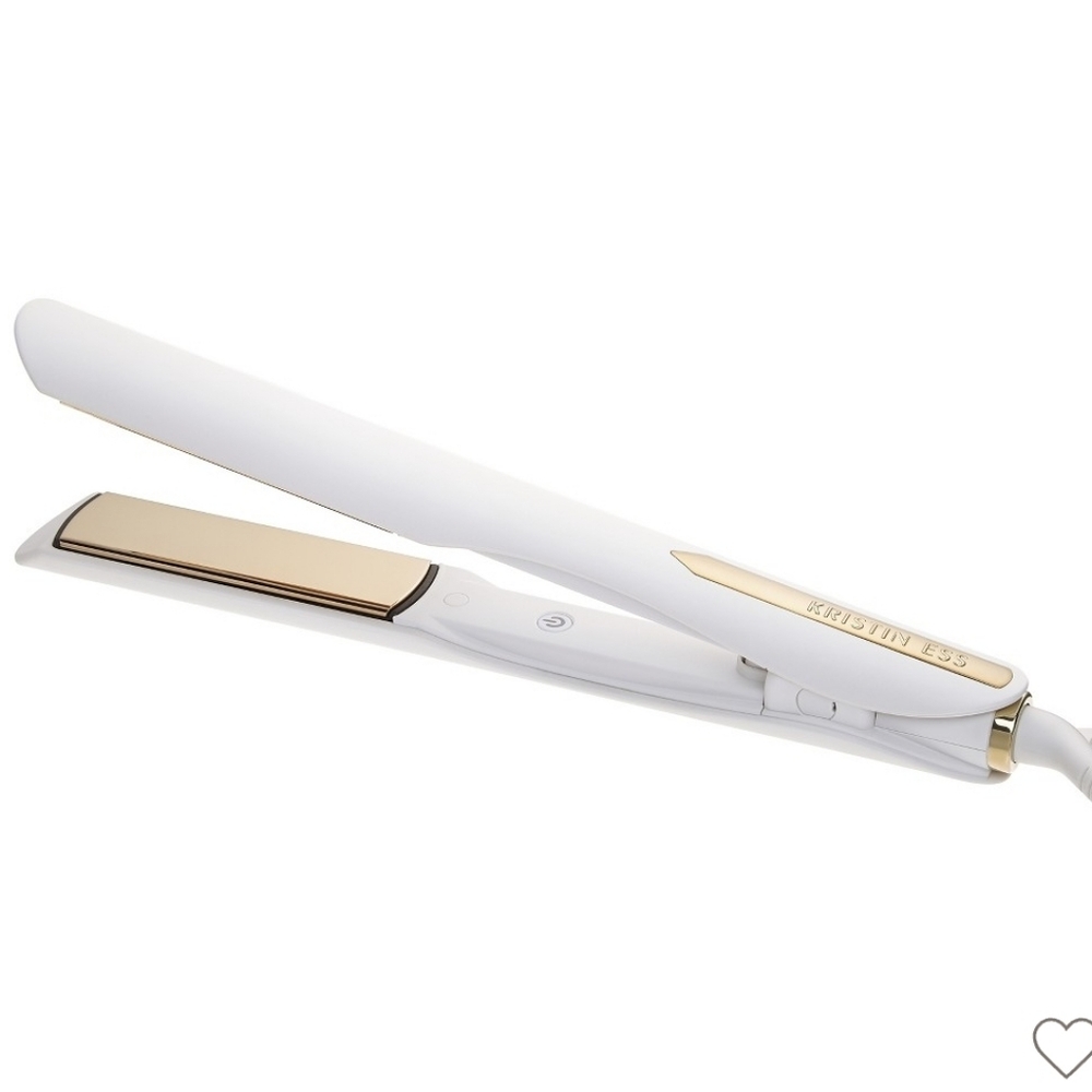Kristin Ess Titanium FlatIron Hair Straightener /Curler - Dual Voltage -1.25"